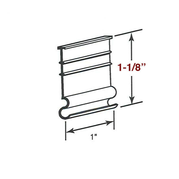 Window Screen Pull Tabs, Vinyl, 6 Pack -