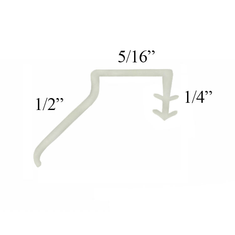 Head/Side Sliding Door Weatherstrip, 80” Vinyl - Tan