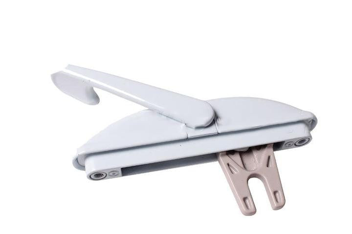 Roto Hardware White Multi-Point 1-1/8" Long Fork Lock Handle