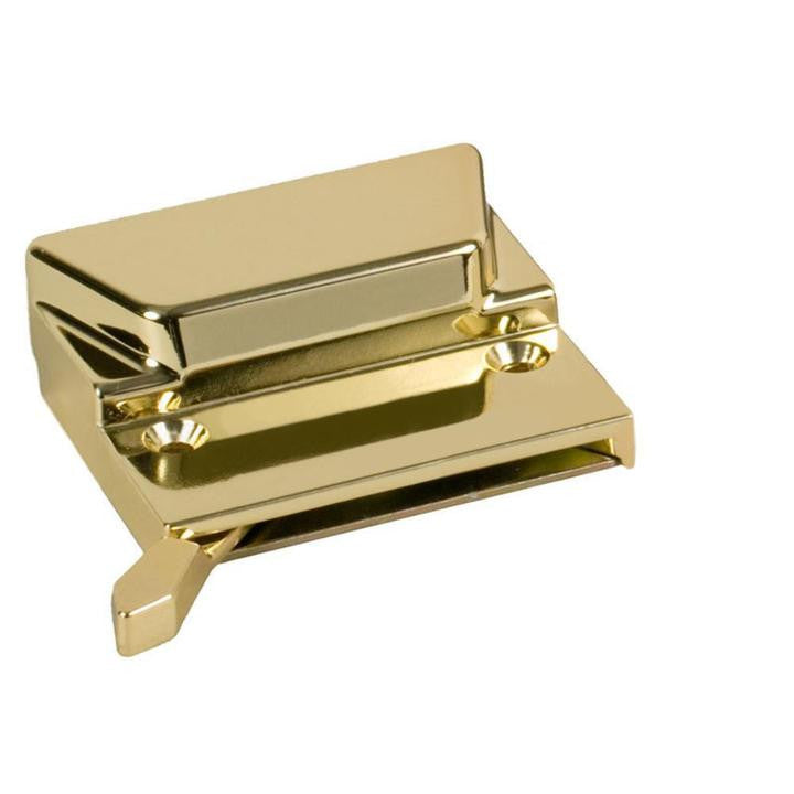 Truth Hardware Low Profile Window Sash Lock With 2" Screw Holes - Brass