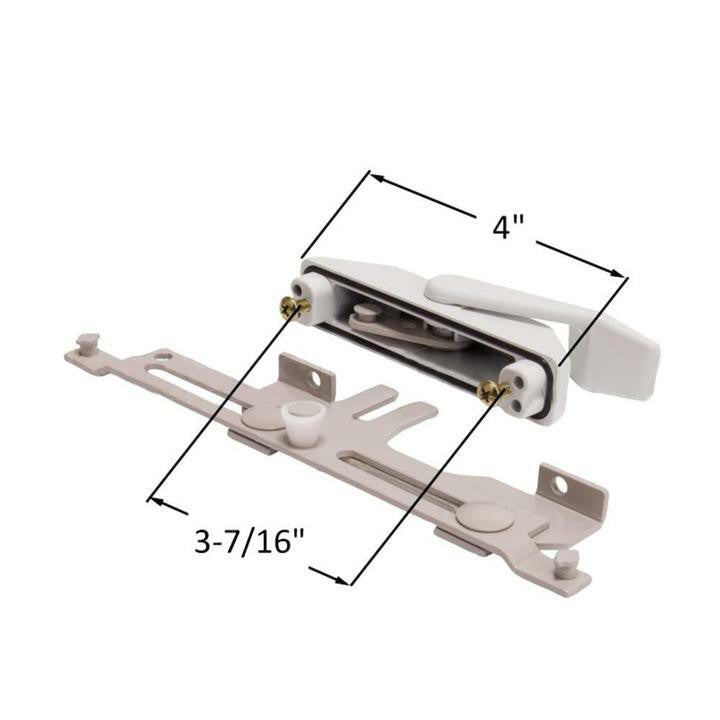 Truth Hardware Casement Window Multi-Point Sash Lock Assembly - White