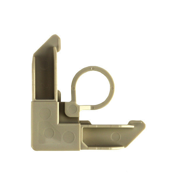 Window Screen Corner Key with Pull Tab, Plastic - Tan