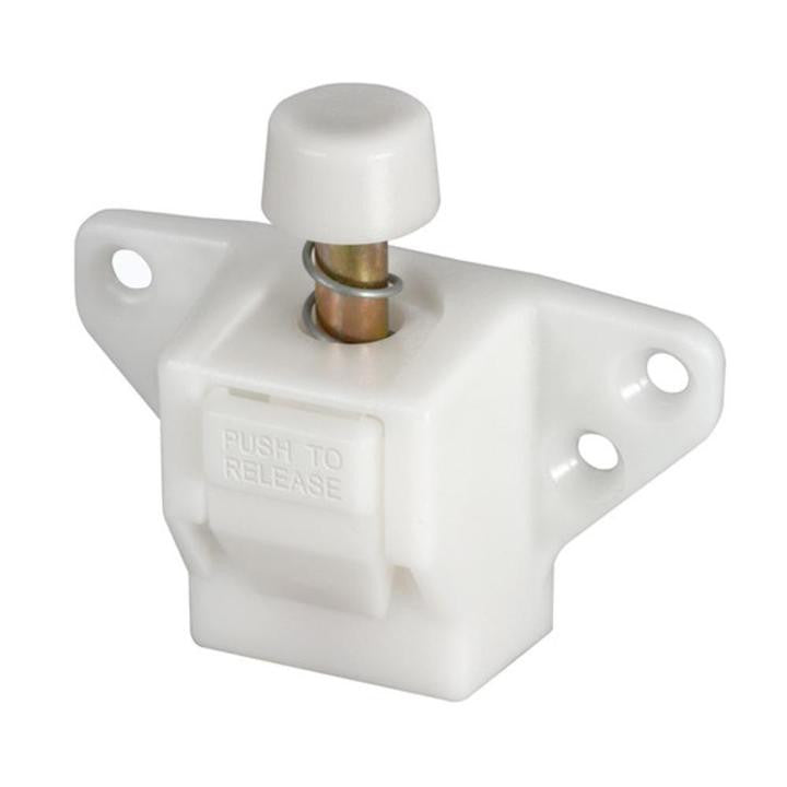 Truth Hardware Sliding Glass Patio Door Lock & Keeper - White