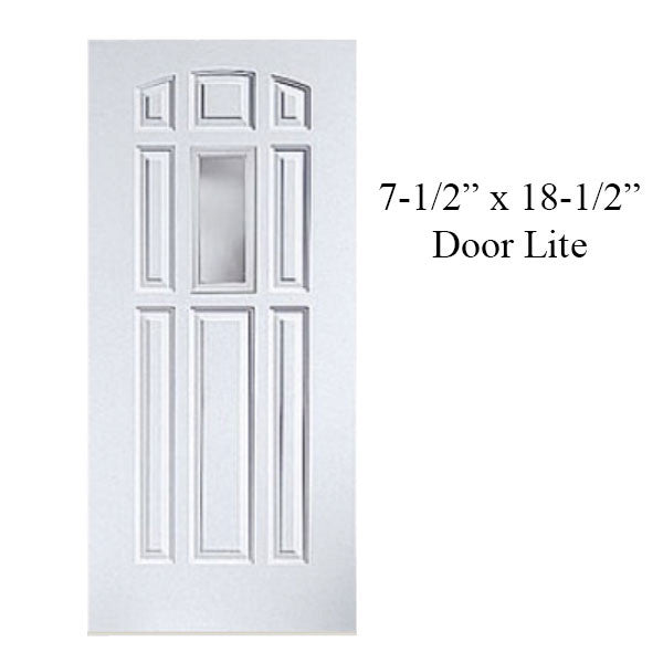 Therma-Tru 7-1/2 x 18-1/2 x 1 1-Lite Surround w/Glass Door Lite