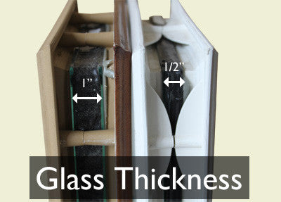 Therma-Tru 7 x 64 x 1/2 5-Lite Surround No Glass Door Lite