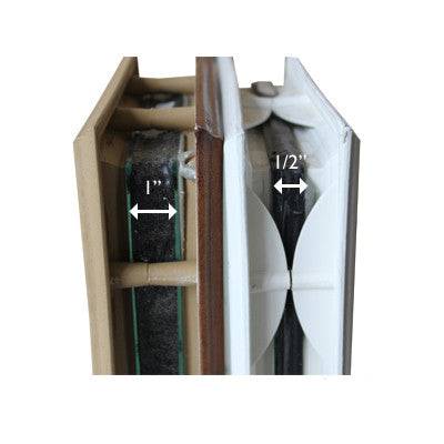 Therma-Tru 7 x 64 x 1/2 5-Lite Sidelite Surround w/Glass Door Lite