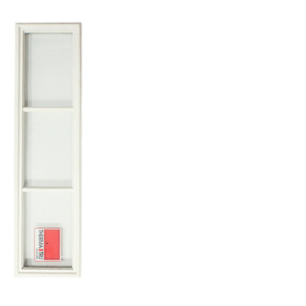 Therma-Tru 8 x 36 x 1/2 3-Lite Surround w/Glass Door Lite
