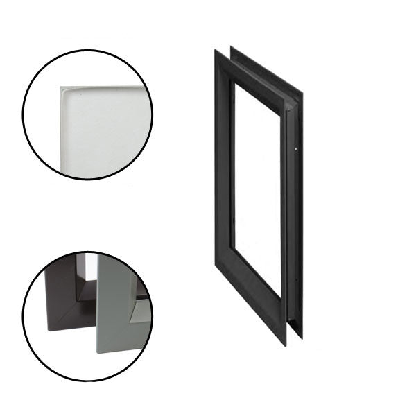 Commercial Door Light 12" x 12" Clear Glass,