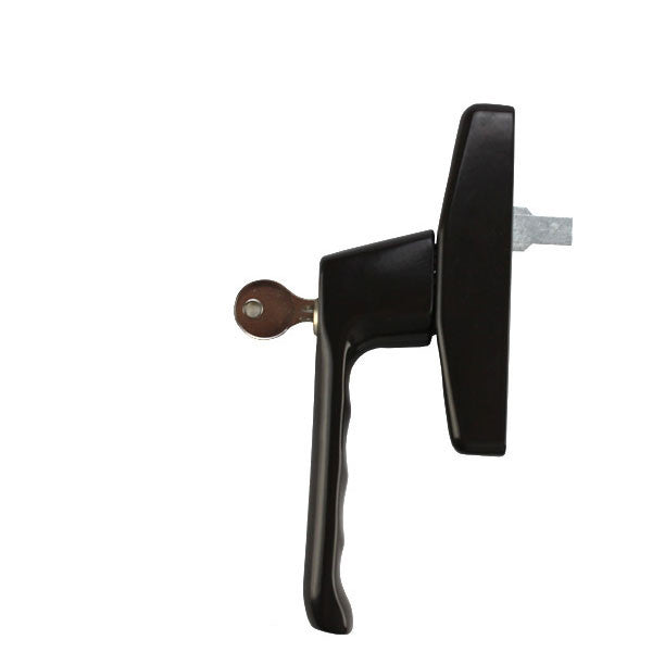 London Fork Drive Handle on Gear case, Key Lockable - Right - Gray Brown