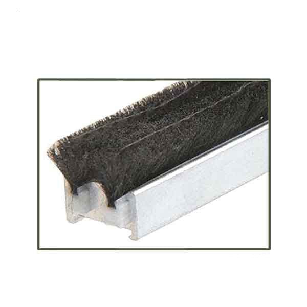 Commercial Door Astragal 84" with Weatherstrip - Aluminum