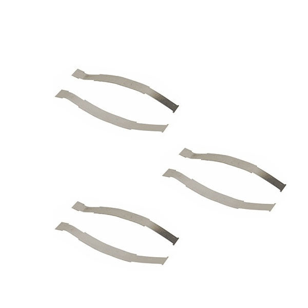 Spring Clip for Commercial Door Astragal Weatherstrip - 6 Pack