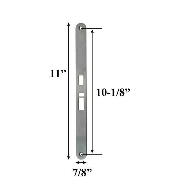 Marvin Face Plate, Active Panel Lock cover 7/8" x 11"