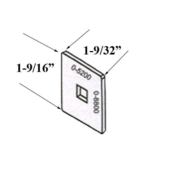 Fixing Plate - Convert Passive to Dummy