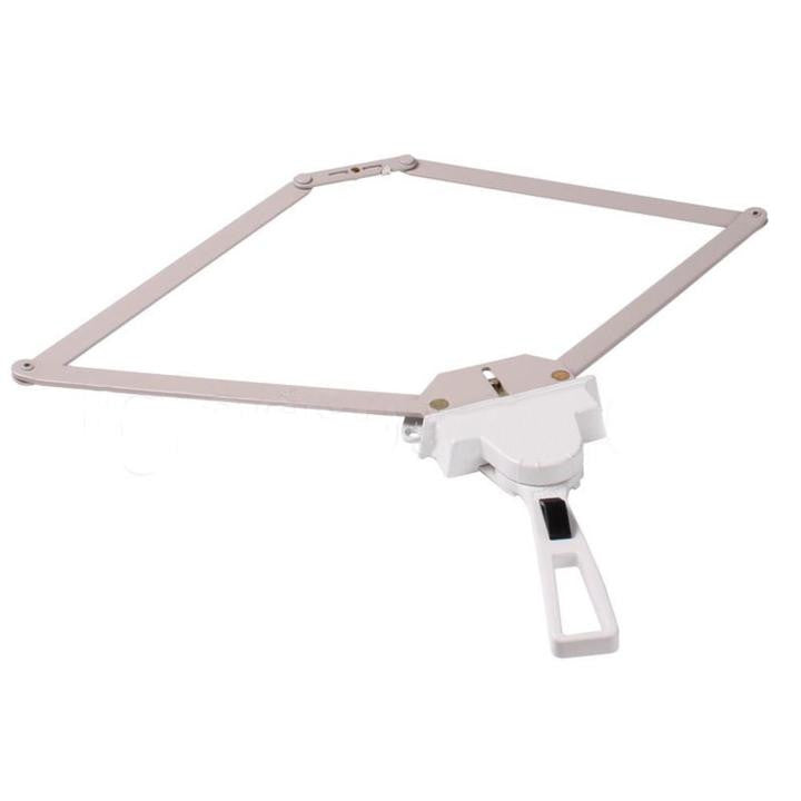 Truth Hardware Regular Hand 23-1/4" Dual Pull Lever Window Operator With Removable Escutcheon - White