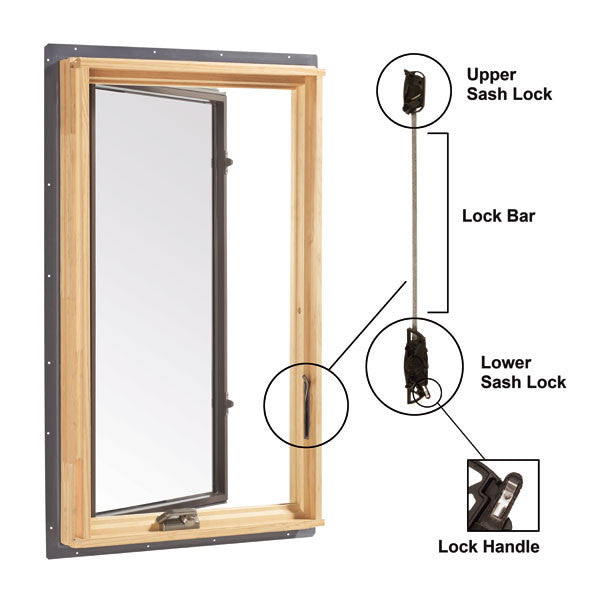 Sash Lock Casement 1361907 Sash Lock Long Tandem Right Hand Window Sizes 5, 55 & 6 1995 to 1998