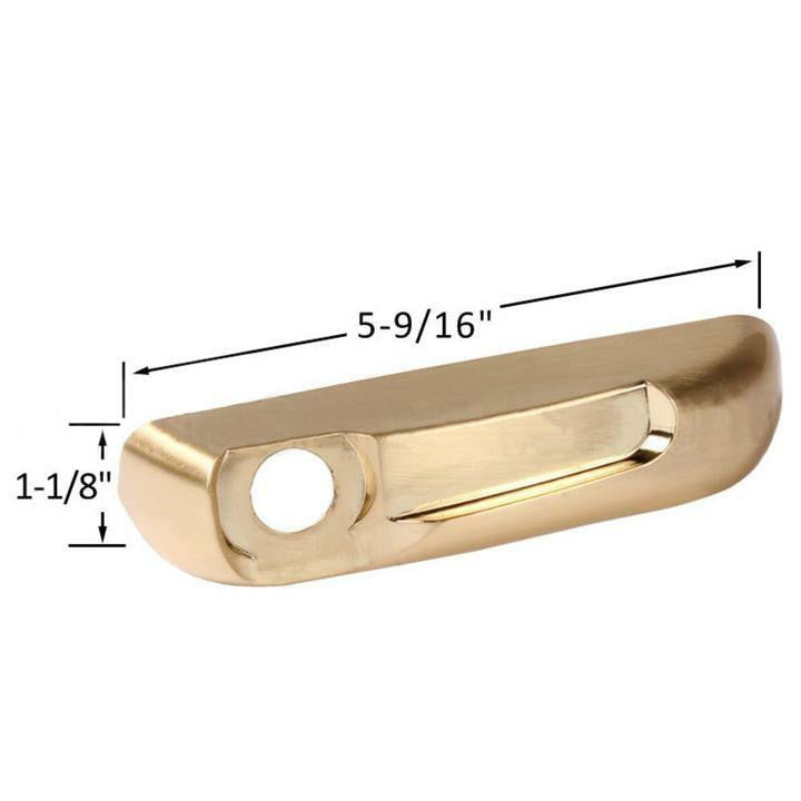 Truth Hardware "Encore" Operator Cover - Brushed Brass