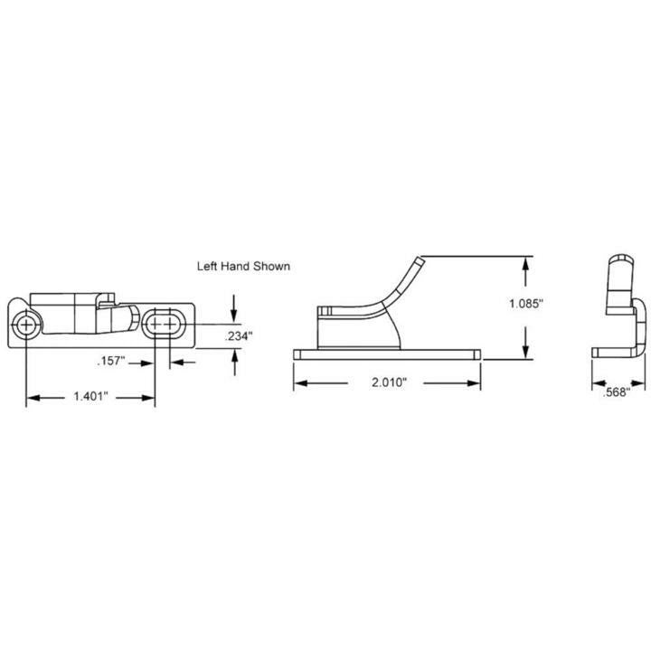 Truth Hardware "HomeGard" Sash Lock Keeper