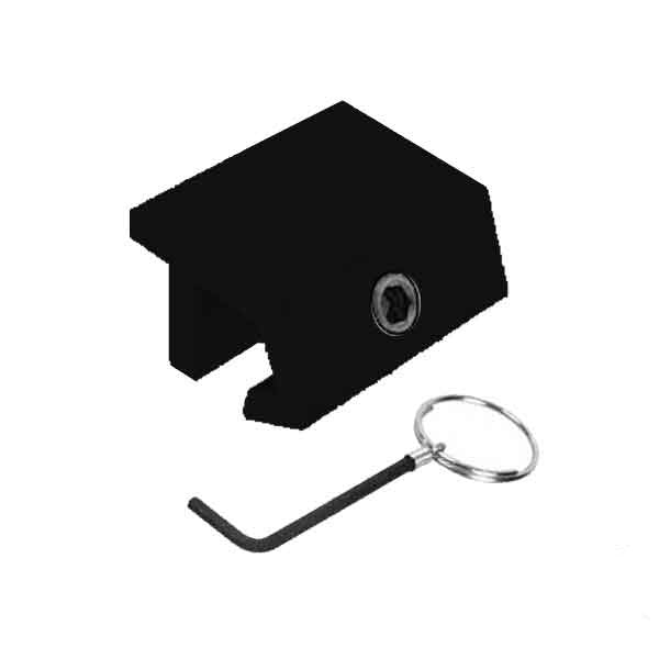 Sliding Window Economy Sash Lock, Tamperproof, Black