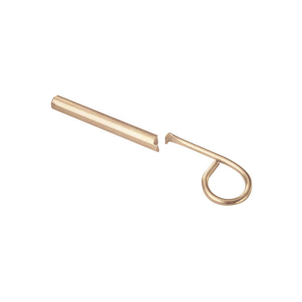 Round Wood Sash Pins with Key - Brass