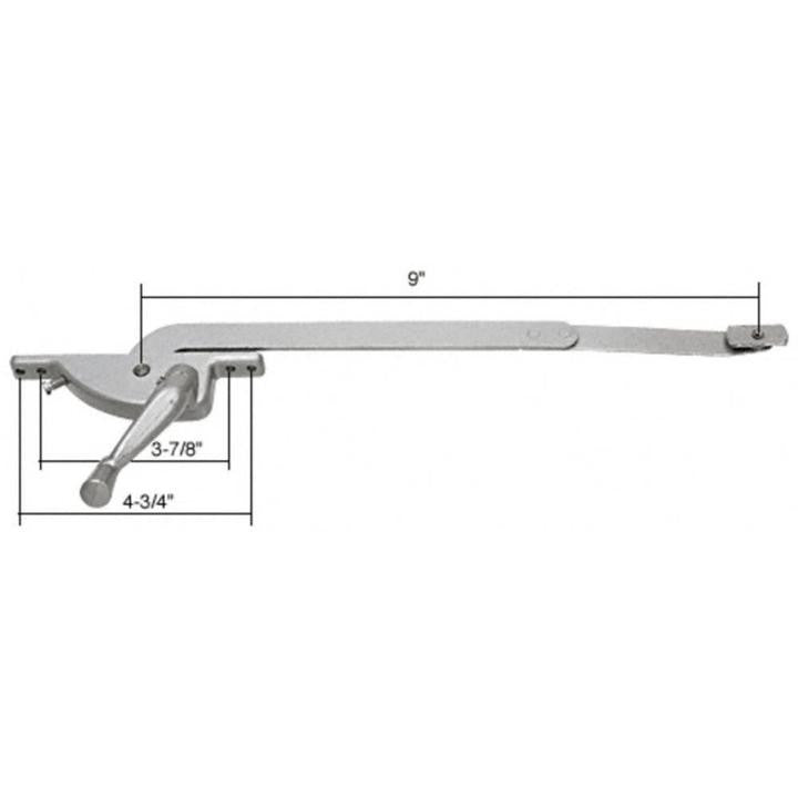 Casement Window Operator with 9" Arm for Flex Vent Windows