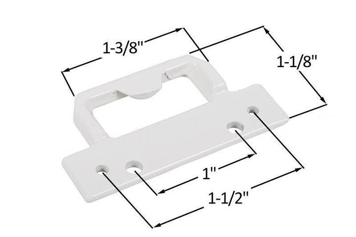 Truth Hardware Sliding Window Keeper - White