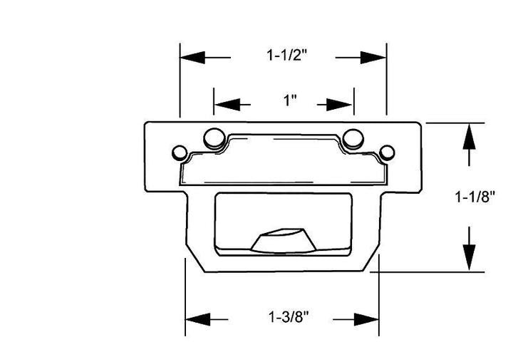 Truth Hardware Sliding Window Keeper - White