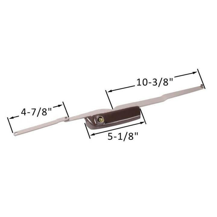 Truth Hardware Dual Arm Maxim Casement Window Operator - Brown