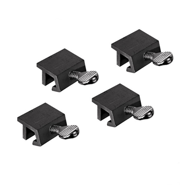 Sash Lock - Sliding Window, Black - 4 Pack