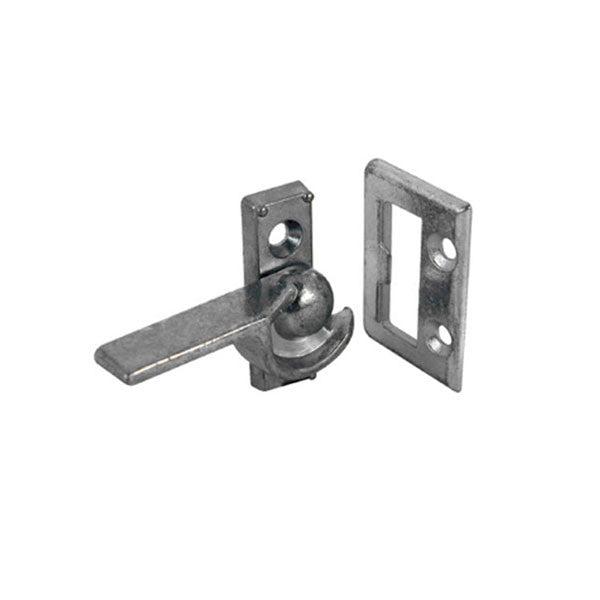 Latch - Vinyl and Aluminum Sash Hardware, Diecast (Right Hand) - Bright Zinc