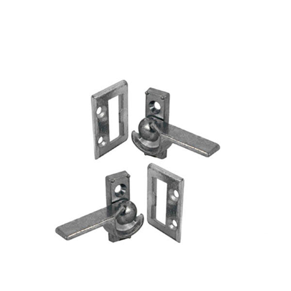 Latch - Vinyl and Aluminum Sash Hardware, Diecast (Right Hand) - Bright Zinc