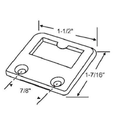 Window Keeper, Pan Am, Zinc DIe Cast - Brite