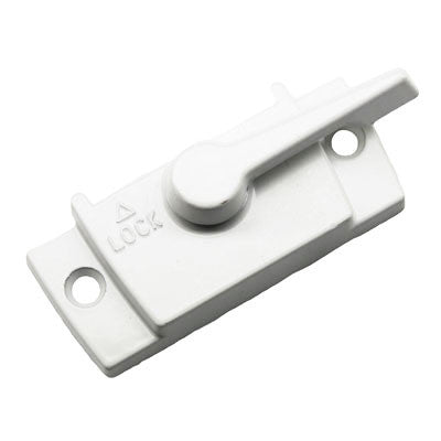 Sweep Lock, Trimline with Lugs, 2-1/16 Holes - White