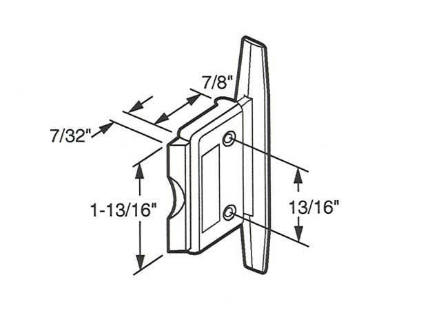 Sliding Window Latch - Black *DISCONTINUED*