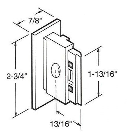 Sliding Window Latch - Black *DISCONTINUED*