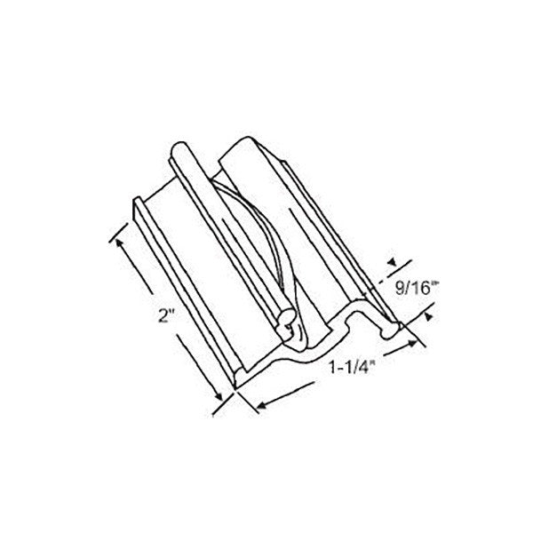 Sliding Window Handle, Pull Latch - White