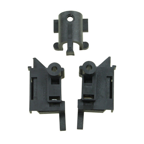 Acorn Tilt Latches, Pair - Black