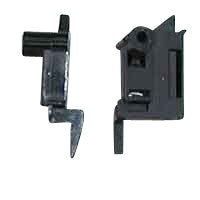 Acorn Tilt Latches, Pair - Black