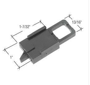 Tilt Latch - Vinyl Window Tilt Latch Hardware, Plastic - Black