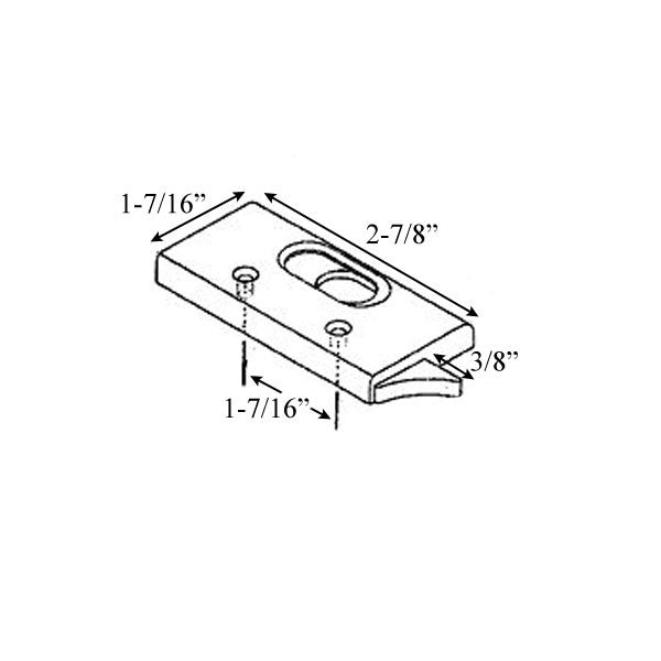 Certainteed Tilt Latch, Plastic, White