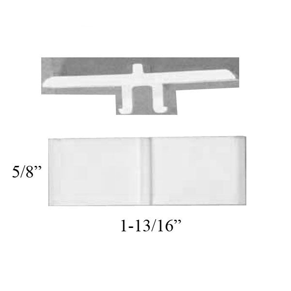 Thumb Latch Button Only for Tilt-in Concealed Latch - White