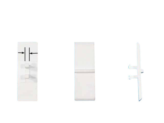 Thumb Latch Button Only for Tilt-in Concealed Latch - White