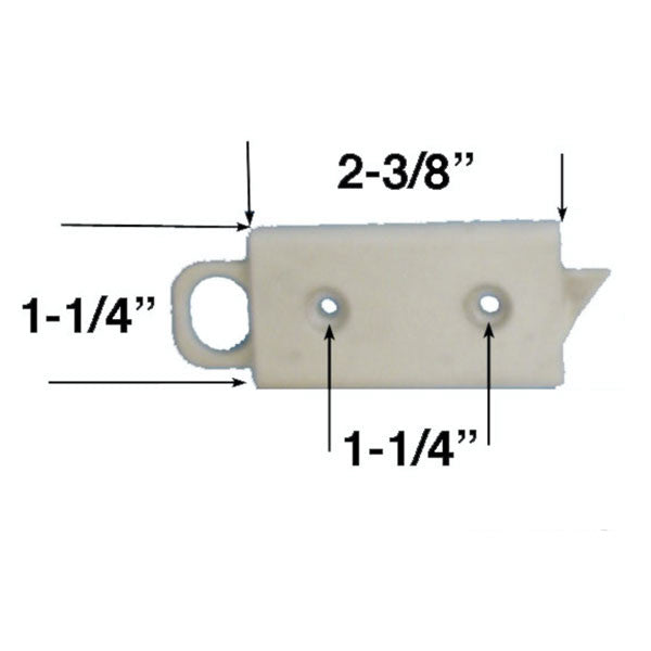 Certainteed Tilt Latch, Surface mount, 1-1/4 screw holes - *DISCONTINUED*
