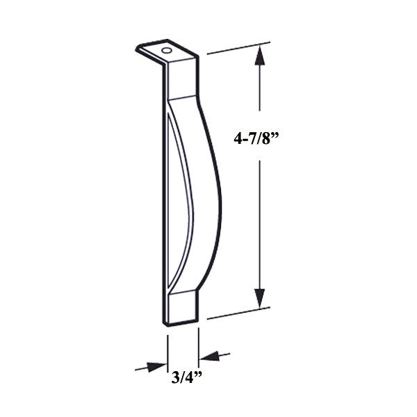 Steel Corner Mount Window Sash Tension Spring