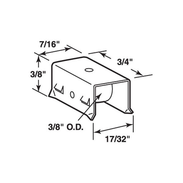 Roller Assembly (Convex) - Sliding Windows, Showcase / Storm