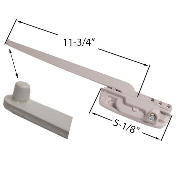 Truth Sill Mounted Encore Casement Operators, Left Hand - No Cover