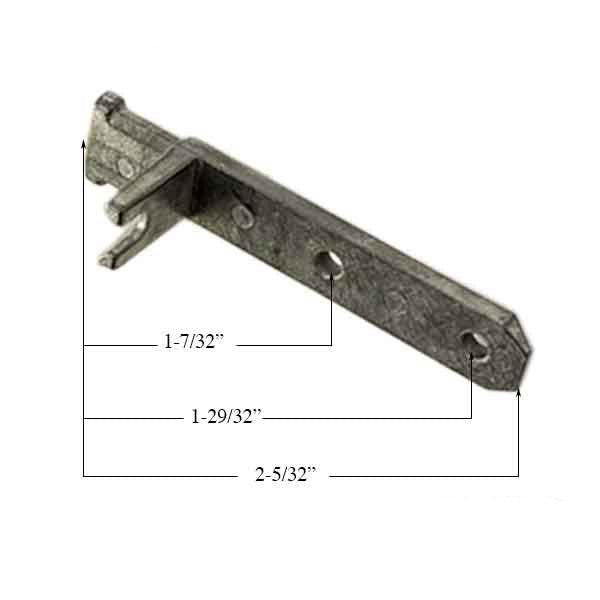 Pivot Bar, 2-5/32", T-Head, Quick Tilt, Zinc Die-Cast