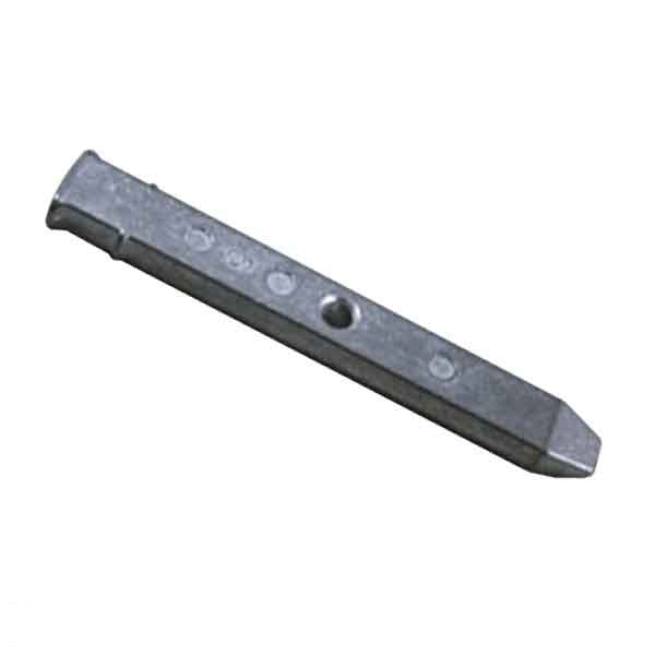 Straight Pivot Bar, 2-1/2", 1 Hole, Zinc Die-Cast Alloy, Fixed Coil