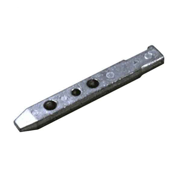 Pivot Bar, 2-1/2", 3 Hole, Mini L-head, Zinc Die Cast