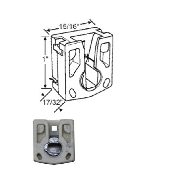 Pivot Lock Shoe, Small 15/16 Fits 1 inch Pocket