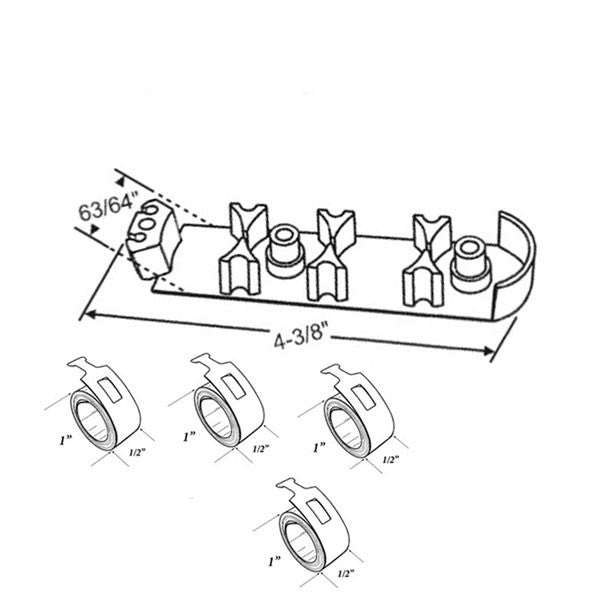 Support Cover, Quad Coil Spring, 1 inch Pocket - White